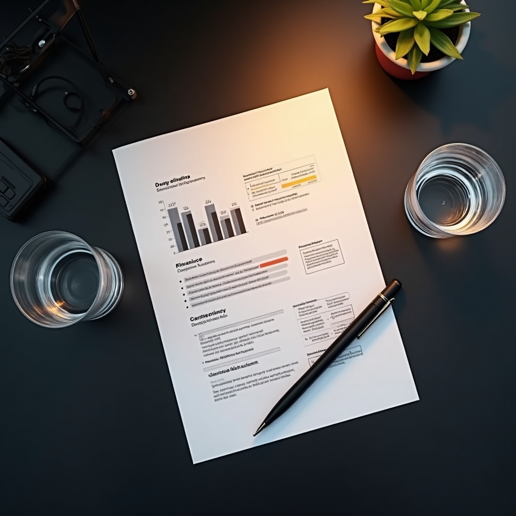 Пример финансового отчёта с рекомендациями