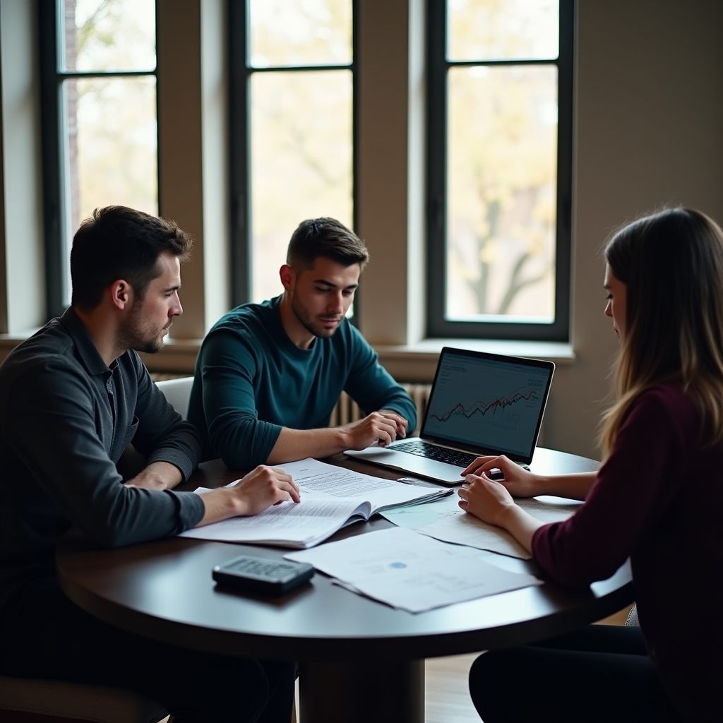 Команда Morante Guru обсуждает финансовые данные